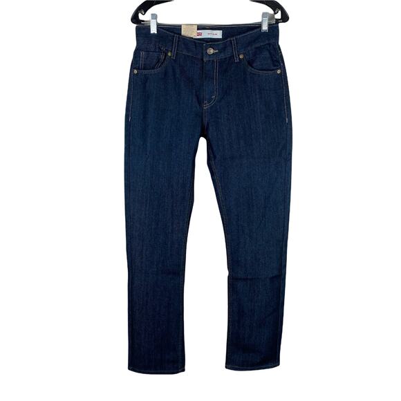 Levi’s 511 Slim Fit Performance Boy’s Jeans Bacano Dark Blue Wash Size 14R 27x27 - Picture 1 of 6